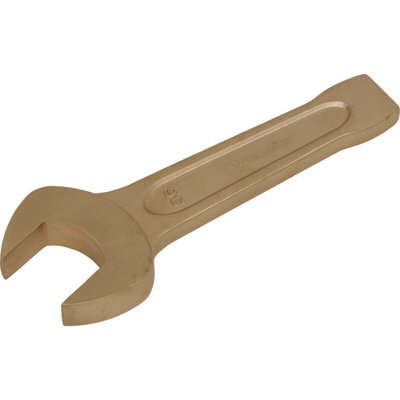 SUPERTOOL Single End Open Ended Spanner Wrench - 36mm Size, Black Phosphate Finish