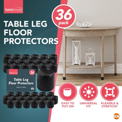 36pk Silicone Chair Leg Floor Protectors, Prevent Scratching and ...