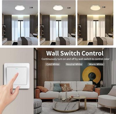 36W LED round Surface Mount Integrated Ceiling Light