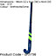 37.5 Inch Carbon Hockey Stick - ANTHRACITE/LIME - Low Bow Comfort Grip Bat