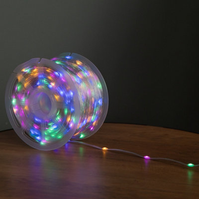 37.5m Light up Christmas Two Tone String Lights with 500 Warm White ...