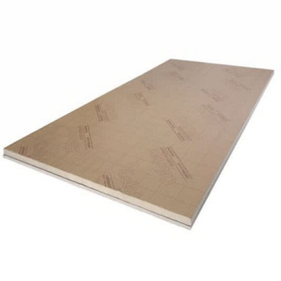 37.5mm Celotex PL4025 Insulated Plasterboard 2400mm x 1200mm (x5 Boards)