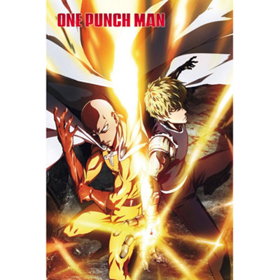 GB Eye One Punch Man Saitama & Genos 61 X 91.5Cm Maxi Poster from B&Q