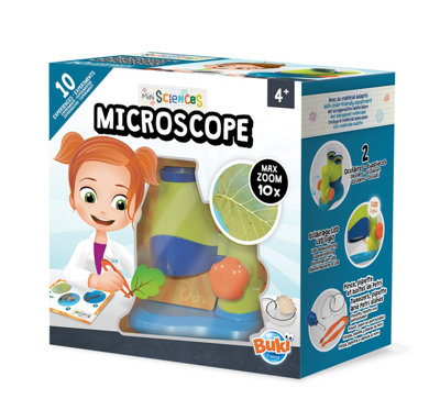 Buki Mini Sciences Microscope 10 Experiments from B&Q