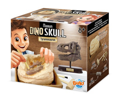 Dinosaur Skull Tyrannosaurus Childrens Excavator Tool Dig Museum Playset from B&Q