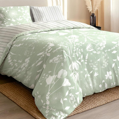 Dreamzie King Size Duvet Cover SetsMicrofiber Reversible Kingsize (230 X 220 Cm) 3 PcsUltrasoft Hypoallergenic Quilt from B&Q