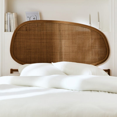 SweeekDark Rattan Headboard Samoa 140X3X120 Cm from B&Q