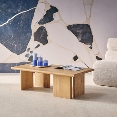 SweeekRectangular Mdf Coffee Table Tilos Oak Effect 110X60X36 Cm from B&Q