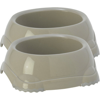 Cat Centre.Direct Cat Centre Cat Smarty Grey Bowls 0.3L (Set Of 2) from B&Q