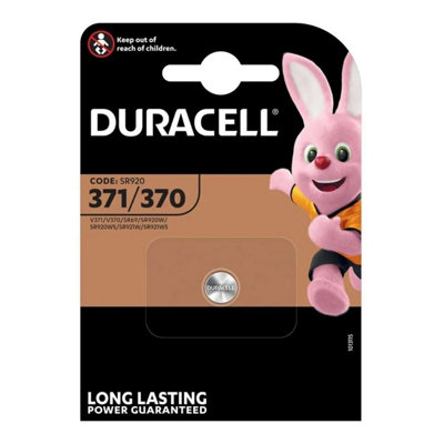 371/370 1.5v Silver Oxide - Pack of 1 (Duracell)