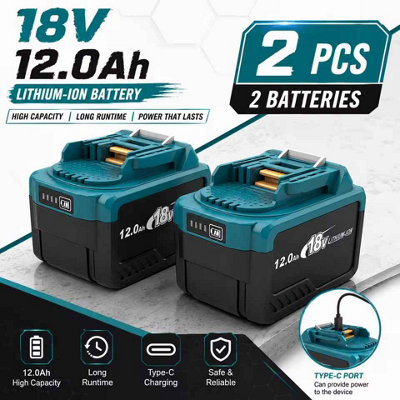  - Li Ion Battery Pack 12Ah Led Indicator Twin Pack
