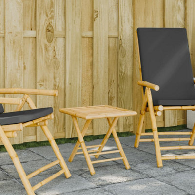 B&Q -  Folding Garden Table 45X45X45 Cm Bamboo