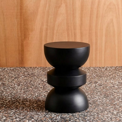 SweeekSide Table End Table Nightstand Metal Black 32X32X43.5 CmAssa from B&Q