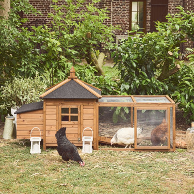 Wooden Chicken Coop For 4 Chickens With Nesting Box NaturalSweeek