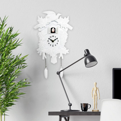 37cm x 20.2cm White Vintage Cuckoo - 3