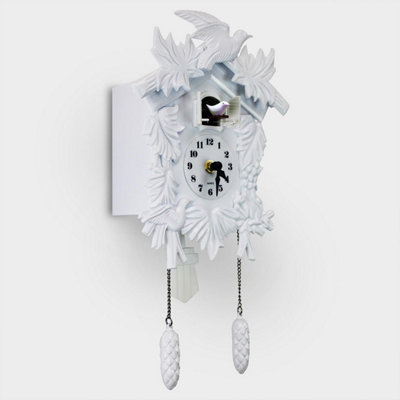 37cm x 20.2cm White Vintage Cuckoo - 4
