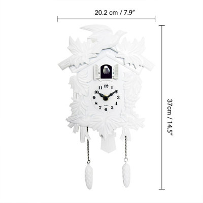 37cm x 20.2cm White Vintage Cuckoo - 5