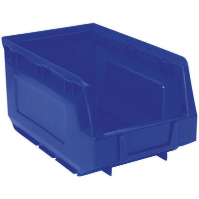 38 PACK Blue 150 x 240 x 130mm Plastic Storage Bin - Warehouse Part Picking Tray