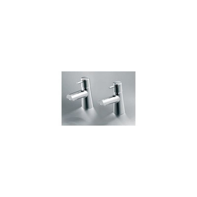 Ideal Standard Cone Basin Pillar Taps Chrome B5105Aa from B&Q