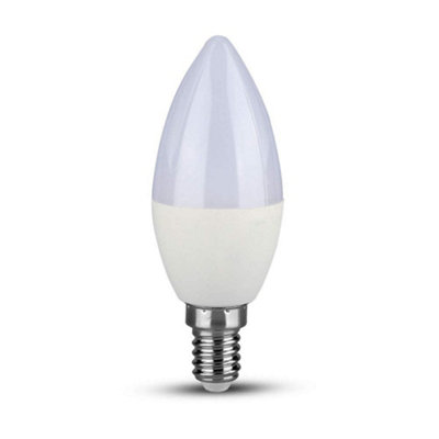 V-Tac 111 E14 Teardrop Led Candle Bulb 7W 600 Lumen Warm White 3000K from B&Q