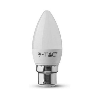 V-Tac Vt-299 5.5W Plastic Candle Bulb With Samsung Chip Colour Code:3000K B15 from B&Q