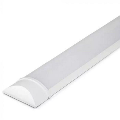 V-Tac White Vt20350 20W Led Slim Profile Batten 25Mm High X 75Mm Wide X Foot Long, 3000K, 2400Lm Size 2