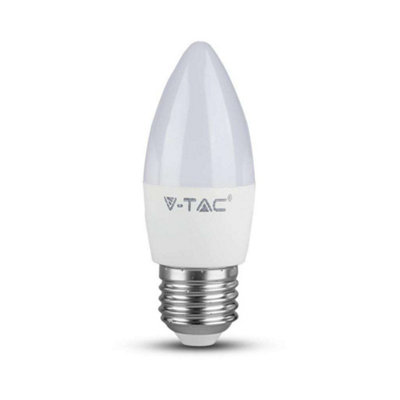 V-Tac Vt-1821 4.5W Led Candle Bulb Colorcode:4000K E27 from B&Q