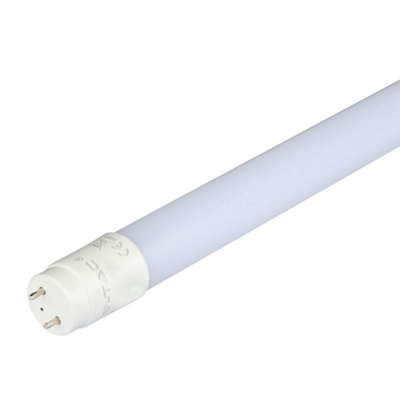 V-Tac Vt-121 18W T8 Nano Plastic Tube-Non Rotatable(120Cm) With Samsung Chip Colorcode:6500K from B&Q