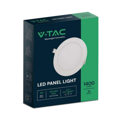 V-Tac Vt-61118 18W Led Mini Panel Colorcode:3In1 Rd from B&Q