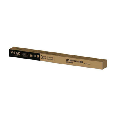 V-Tac Vt-4005S 30W/40W/50W Led Batten Fitting (Sensor)-5Ft With Samsung Chip-Cct: 3In1(135Lm/wt) from B&Q