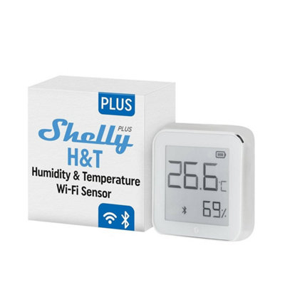 Shelly H&t Gen 3 Wifi Controlled Temperature And Humidity Sensor White