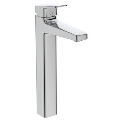 Ideal Standard Ceraplan Tall Chrome Effect Square Basin Mono Mixer Tap from B&Q