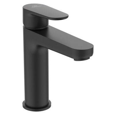 Ideal Standard Cerafine O Matt Silk Black Basin Mixer Tap from B&Q