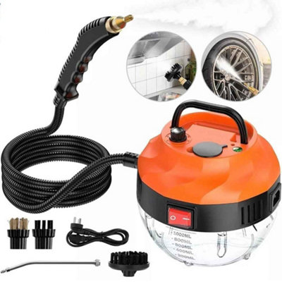 3800W Steam Cleaner 6-Speed Portable 3 Brush Heads