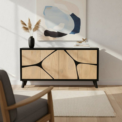  - Dusk Mango Wood Wide Sideboard