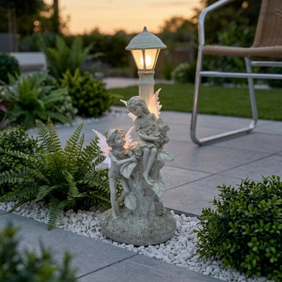 Solar Fairies Under Garden Lamp Post Light from B&Q