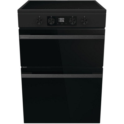 B&Q -  Hdceit6C20BBlack Electric Double Oven CookerInduction HobA Rated