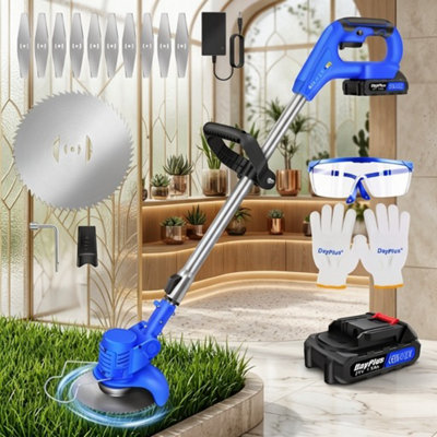  - Cordless Grass Trimmer KitElectric Garden Strimmer With 1 Battery