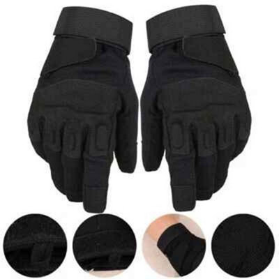  - Tactical Full Finger GlovesMedium SizeMens Military Style Protective Gloves For Security And Patrol