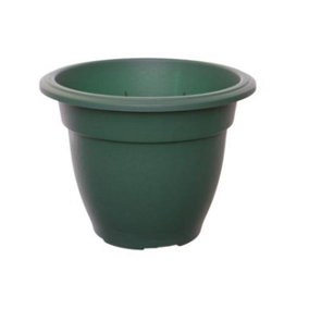 38cm Green Colour Round Bell Plant Pot Flower Planter Plastic Garden Pot
