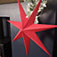 38cm Red Paper Foldable Star Christmas Decoration