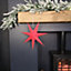 38cm Red Paper Foldable Star Christmas Decoration