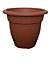 38cm Terracotta Colour Round Bell Plant Pot Flower Planter Plastic Garden Pot
