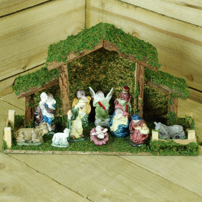 nativity scene stable