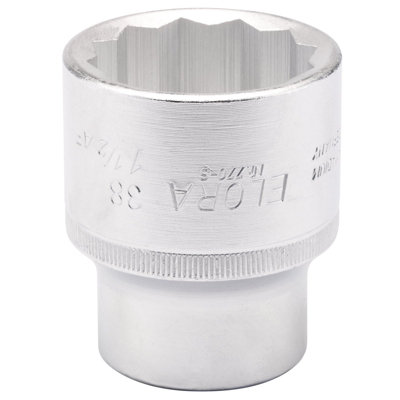 38mm-1.1/2" 3/4" Square Drive Elora Bi-Hexagon Socket 814