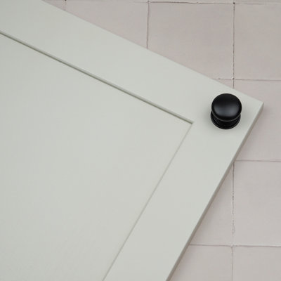 38mm Matt Black Cabinet Knob Kitchen Cupboard Door Drawer Pull Handle Wardrobe Furniture
