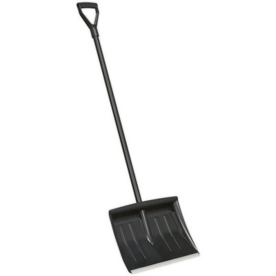 395mm Snow Shovel - Forged Metal Shaft - Lightweight & Durable Snow Scoop