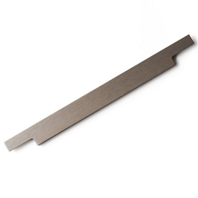 397mm Brushed Nickel Highway Trim Profile Kitchen Cabinet Door Pull Cupboard Furniture Grey