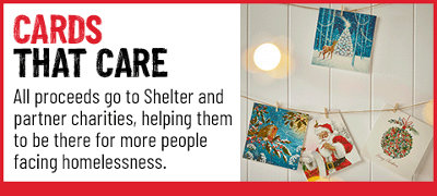 Shop Shelter Christmas cards at B&Q.