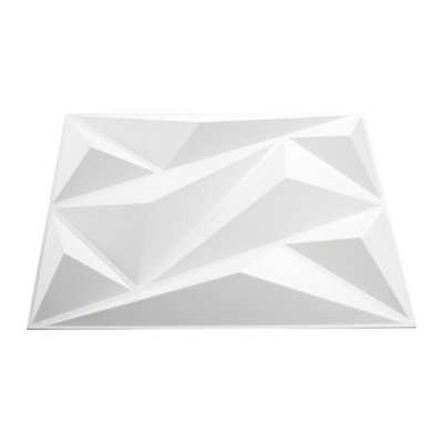3D Art PVC Wall Panels for Interior Decor Pack of 12 500mm Width x ...